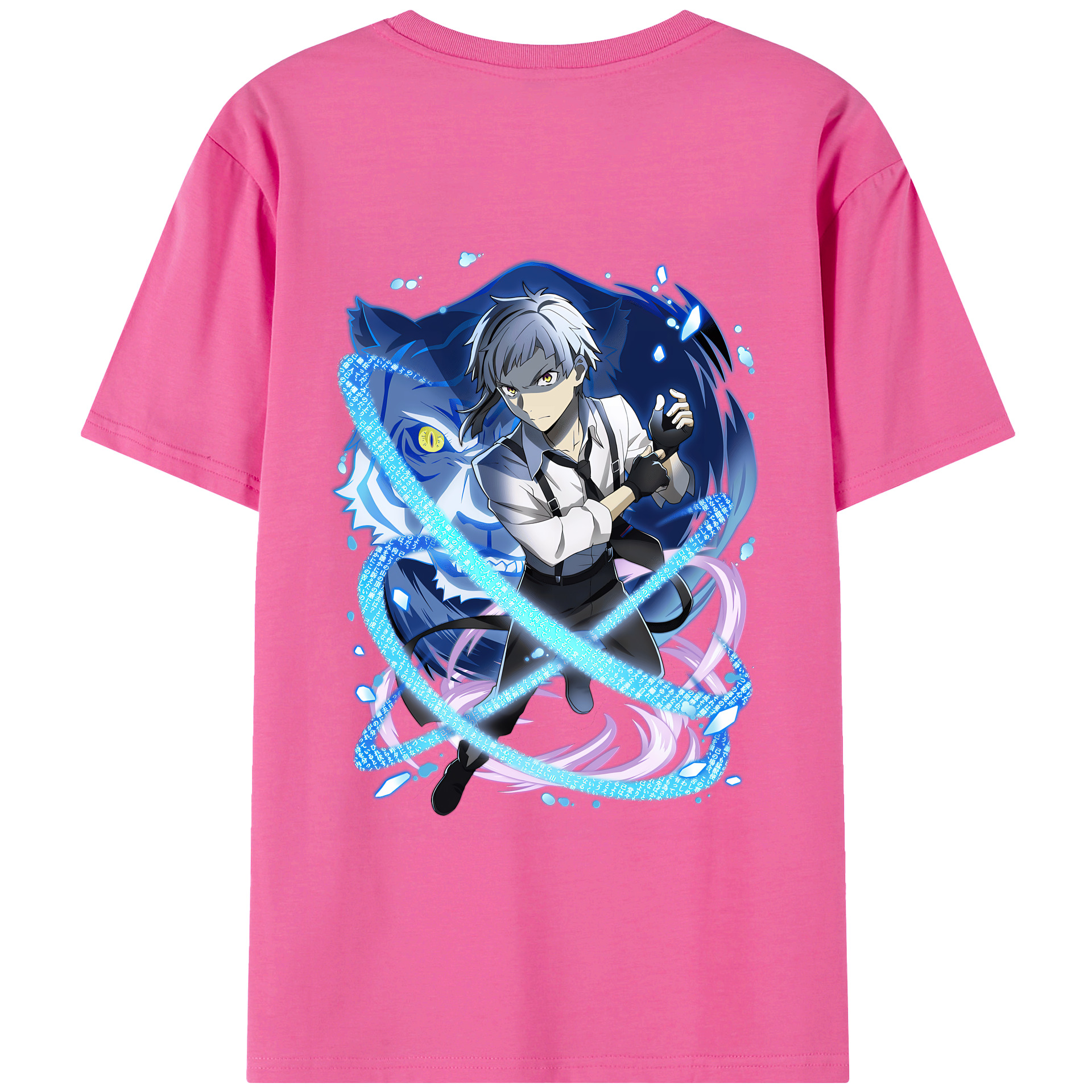 （画像用） 文豪ストレイドッグス Bungo Stray Dogs レディース半袖Tシャツ(バックプリント)